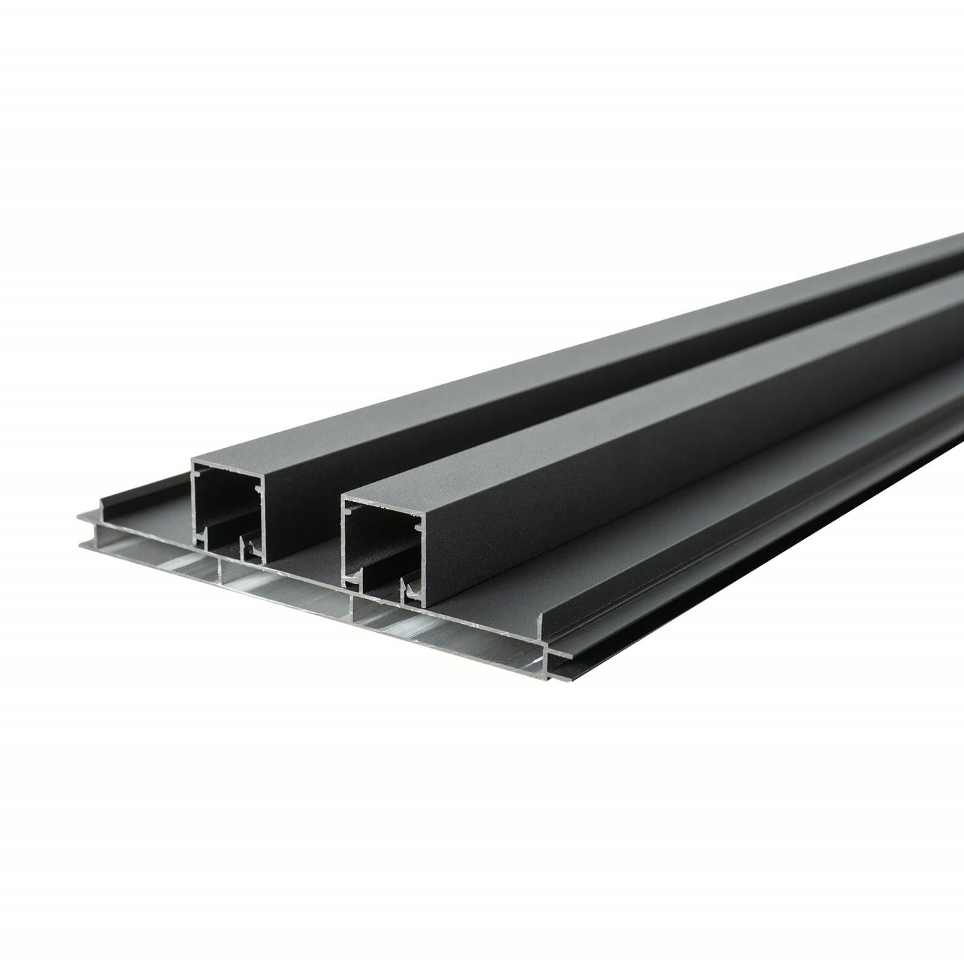 Riflaj de aluminiu 186,5 x 18,5 mm, finisaj Antracit DB703s