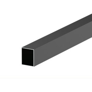 Stâlp pătrat de aluminiu 110 x 110 mm, pentru porți, pergole și garduri cu riflaje