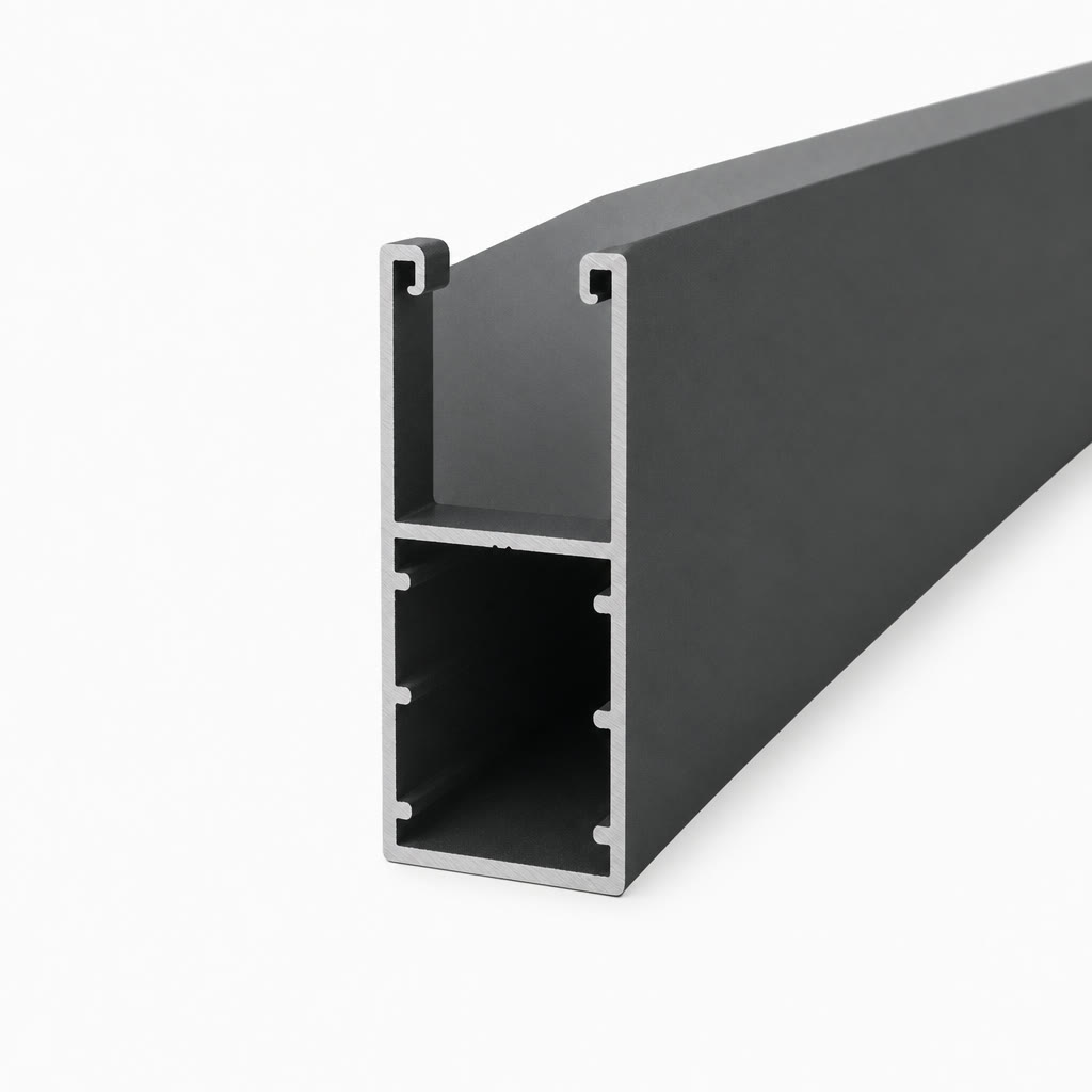Traversă HTF din aluminiu antracit, pentru prinderea riflajelor